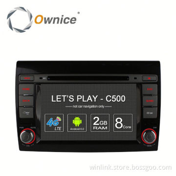 Ownice Android 6.0 touch screen Stereo car DVD audio for Fiat Bravo 2007 - 2014 with dvd wifi bluetooth GPS rds